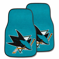 San Jose Sharks Front Carpet Car Mat Set - 2 Pieces