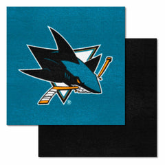 San Jose Sharks Team Carpet Tiles - 45 Sq Ft.