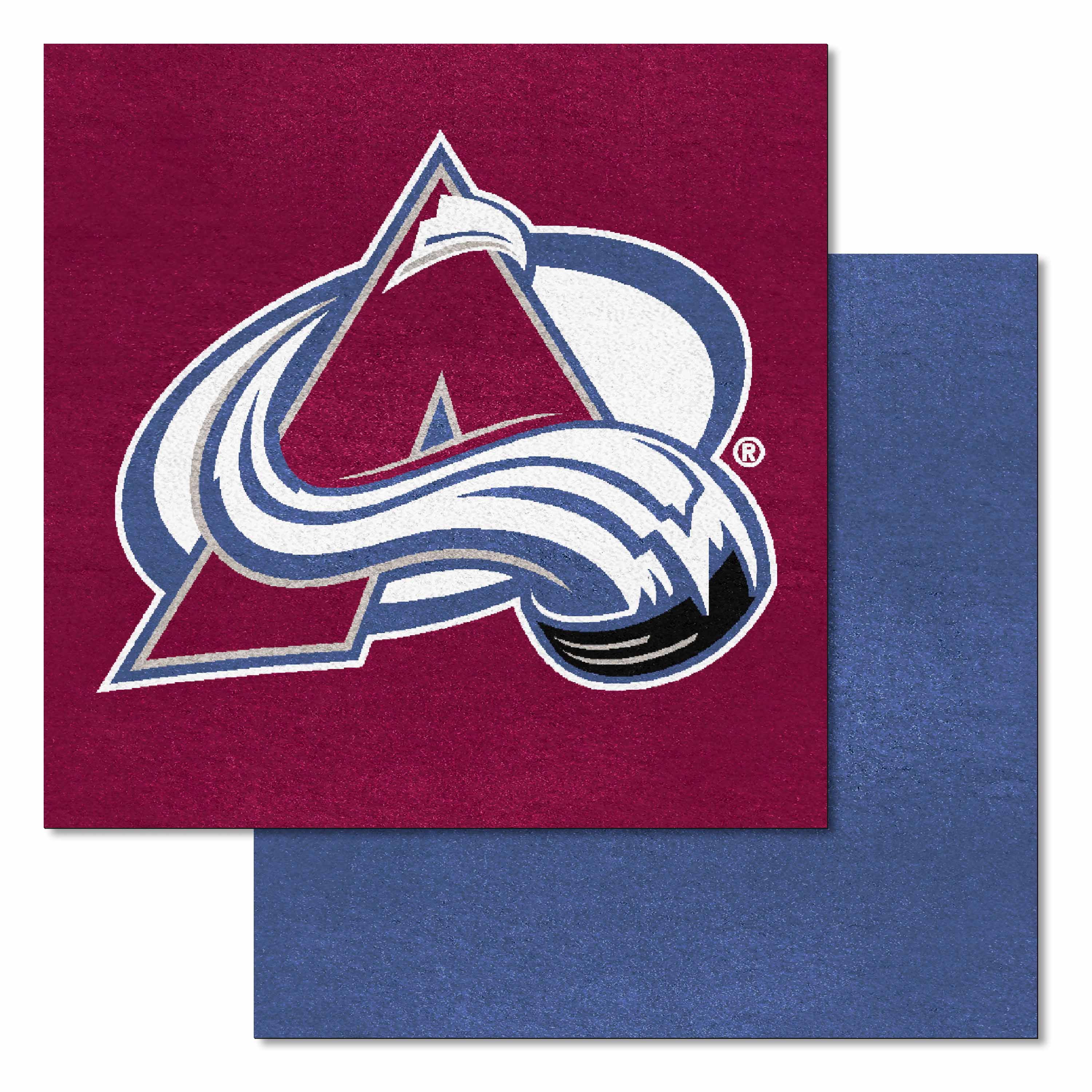 Colorado Avalanche Team Carpet Tiles - 45 Sq Ft.