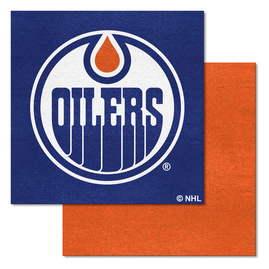 Edmonton Oilers Oilers Team Carpet Tiles - 45 Sq Ft.