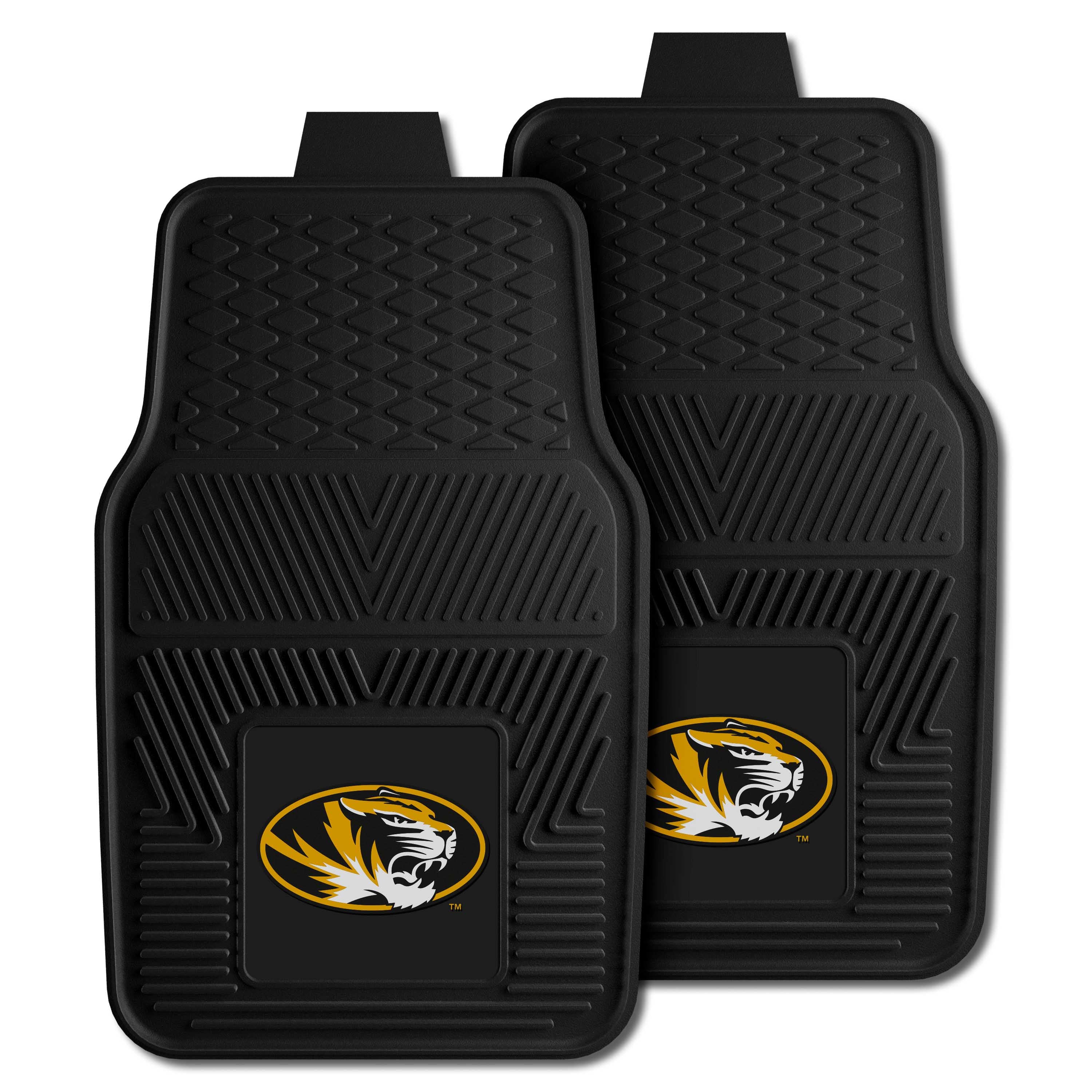 Missouri Tigers Heavy Duty Car Mat Set - 2 Pieces