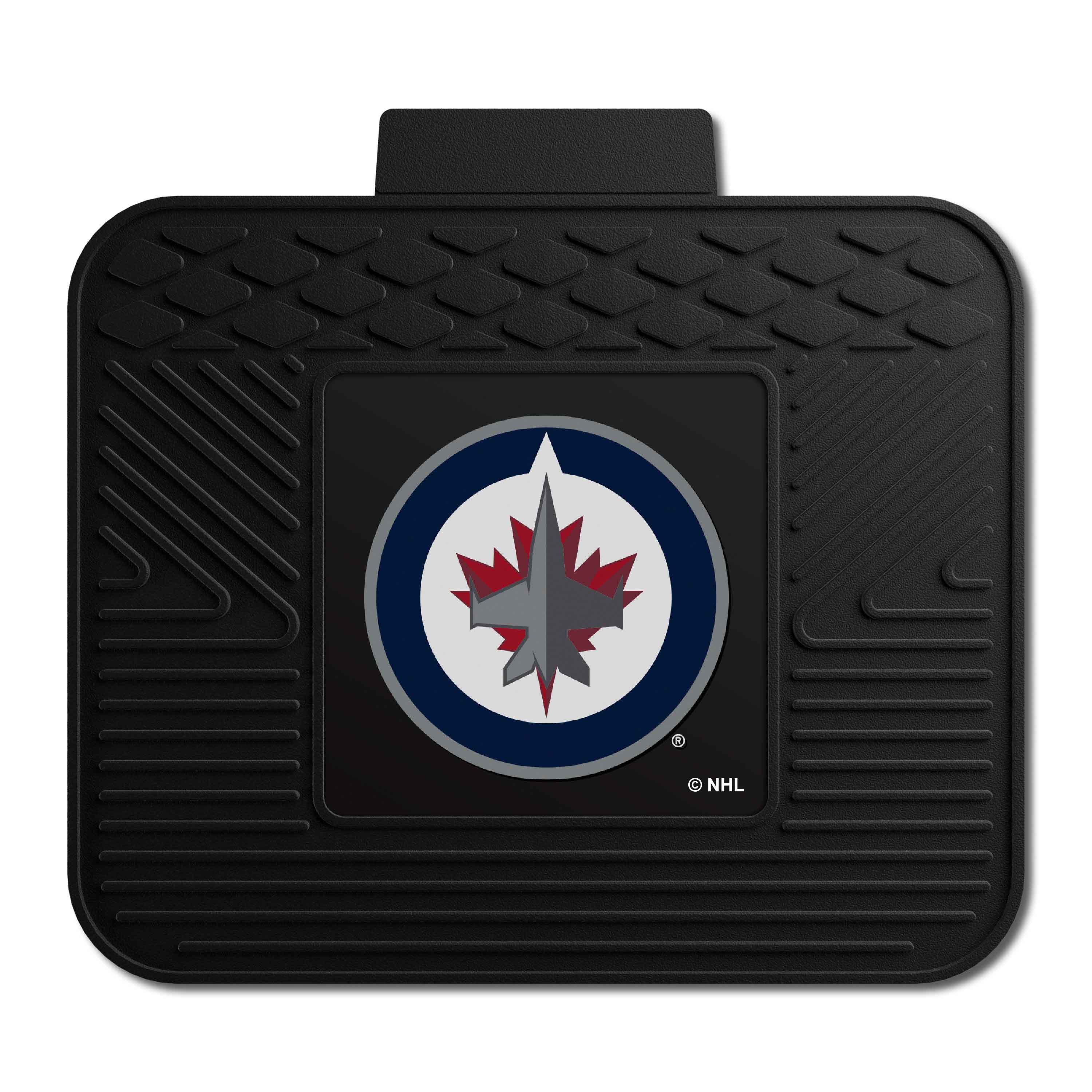 Winnipeg Jets Back Seat Car Utility Mat - 14in. x 17in.