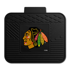 Chicago Blackhawks Back Seat Car Utility Mat - 14in. x 17in. - Chicago Blackhawks