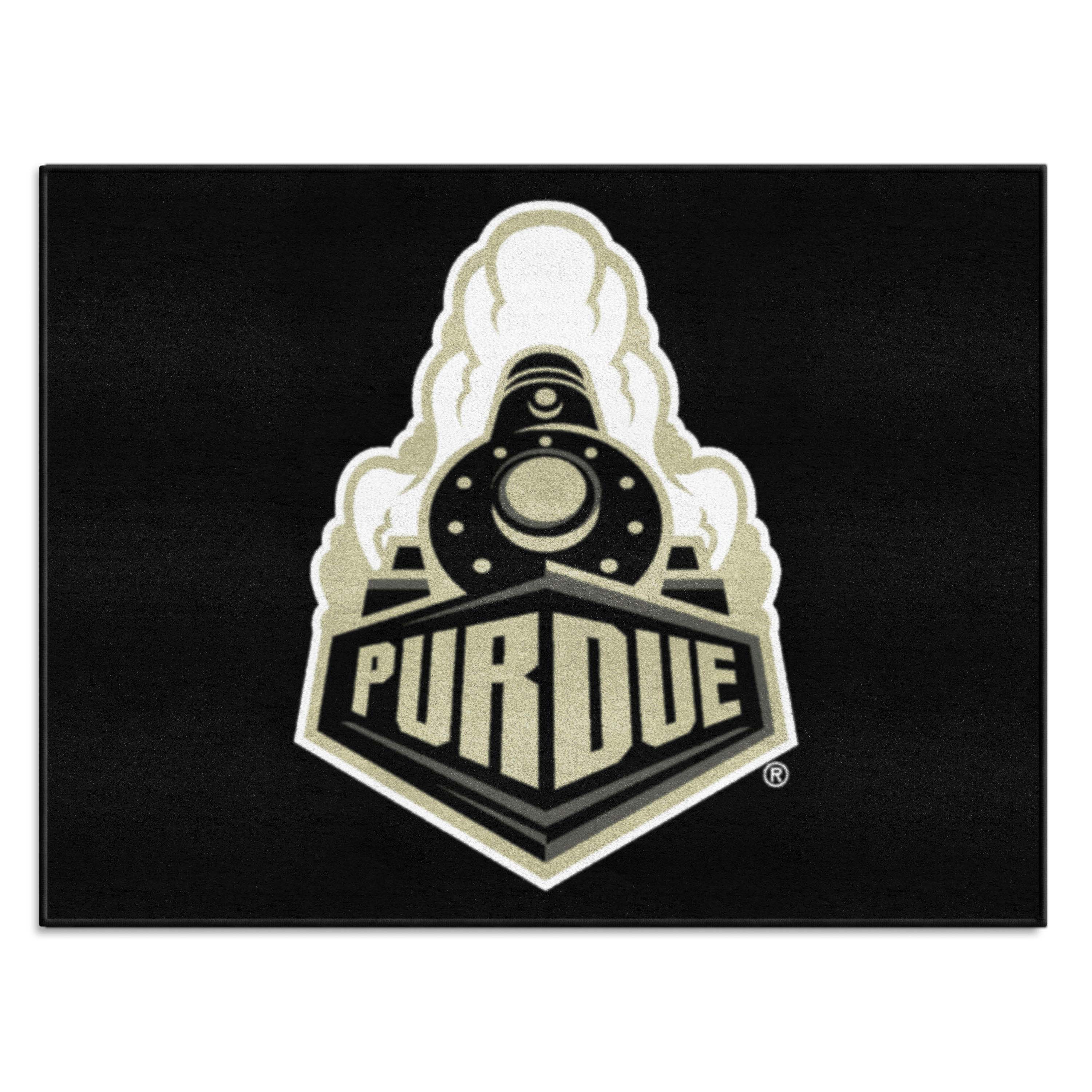 Purdue Boilermakers All-Star Rug - 34 in. x 42.5 in., Train Logo - Purdue