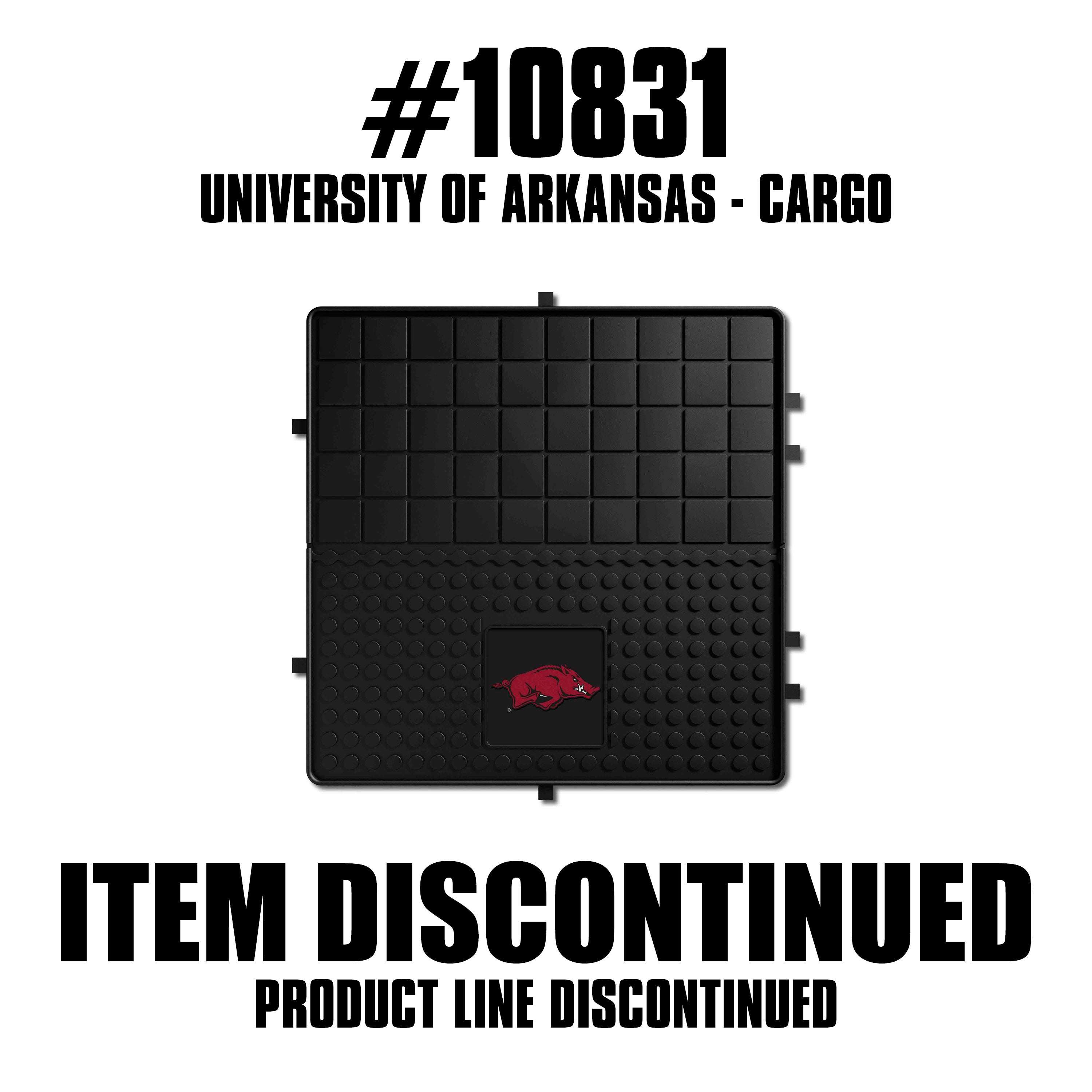 Arkansas Razorbacks Heavy Duty Cargo Mat 31"x31"