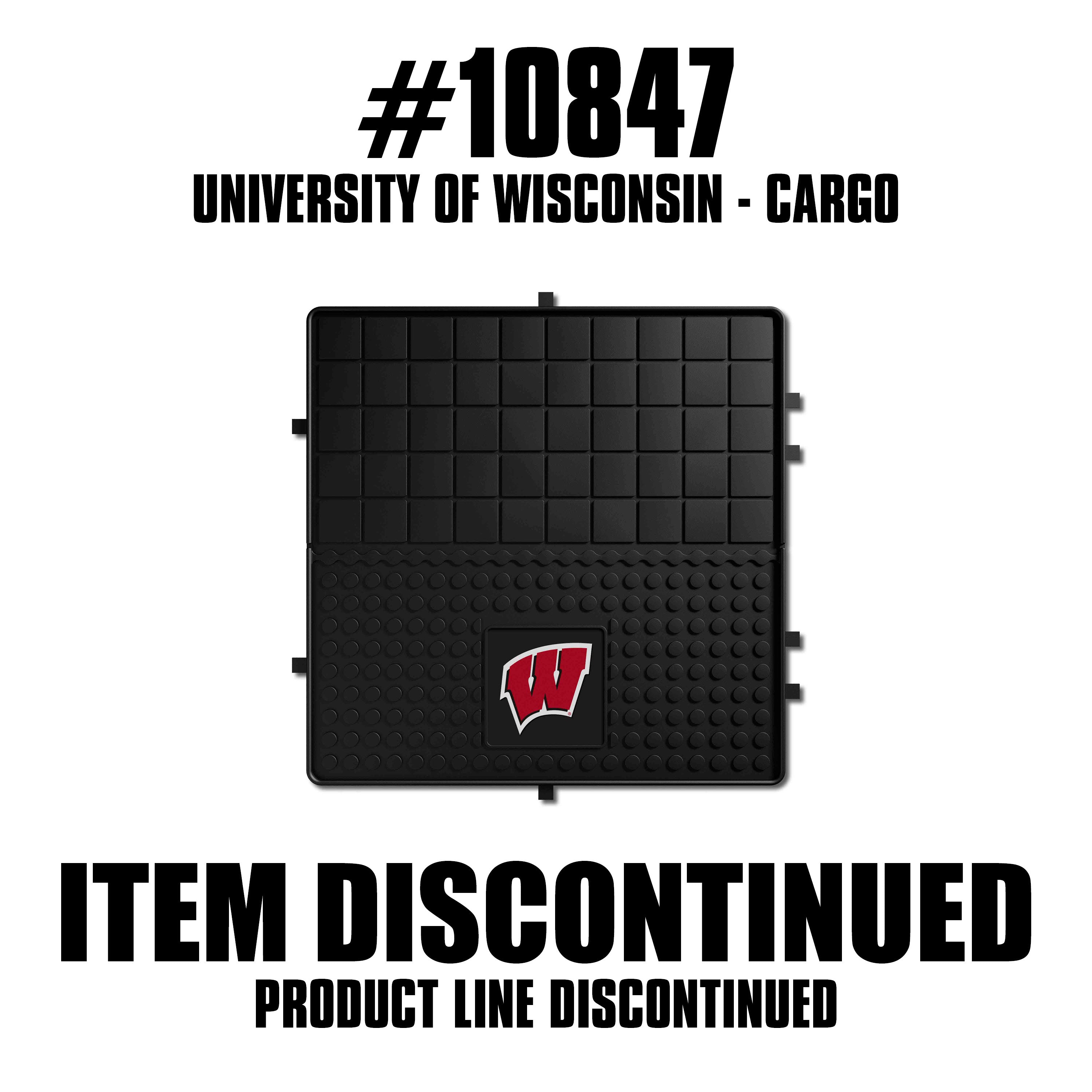 Wisconsin Badgers Heavy Duty Cargo Mat 31"x31"