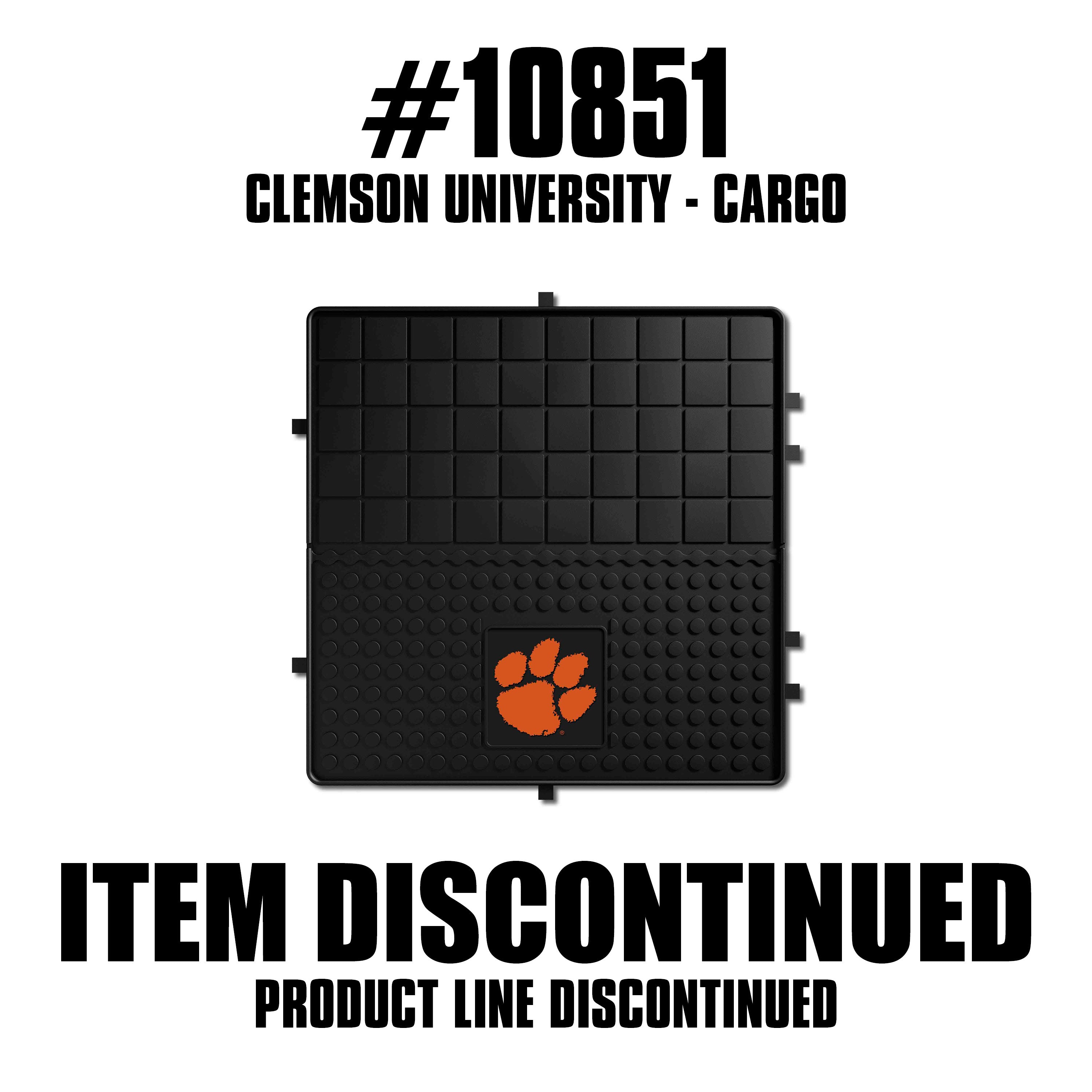 Clemson Tigers Heavy Duty Cargo Mat 31"x31"