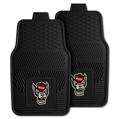 NC State Wolfpack Heavy Duty Car Mat Set - 2 Pieces - NC State