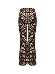 Leopard Flare Pants