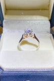 2 Carat Moissanite 925 Sterling Silver Ring - Flyclothing LLC