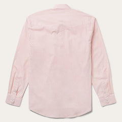 Stetson Pink End-On-End Western Shirt