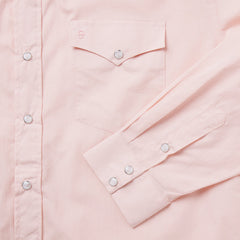 Stetson Pink End-On-End Western Shirt