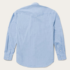 Stetson Blue End On End Solid Shirt