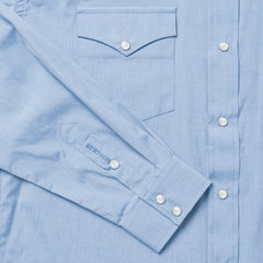 Stetson Blue End On End Solid Shirt