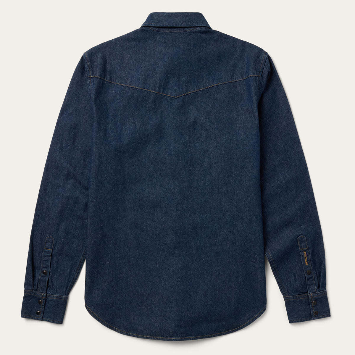 Stetson Boot Stitch Raw Denim Shirt