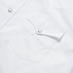 Stetson White Pinpoint Oxford Western Shirt