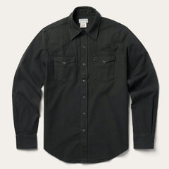 Stetson Charcoal Corded Denim Shirt