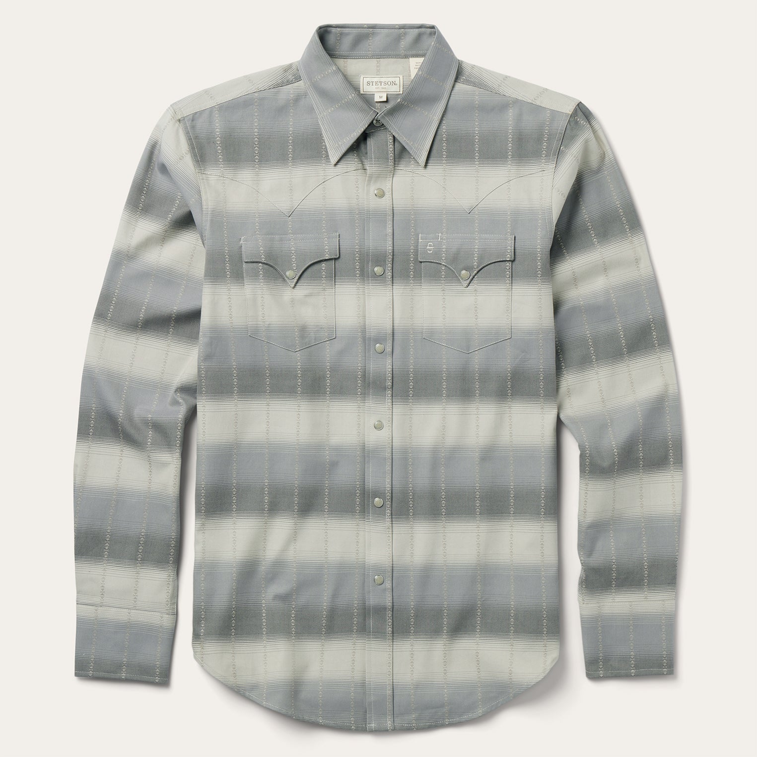 Stetson Serape Dobby Twill Western Shirt