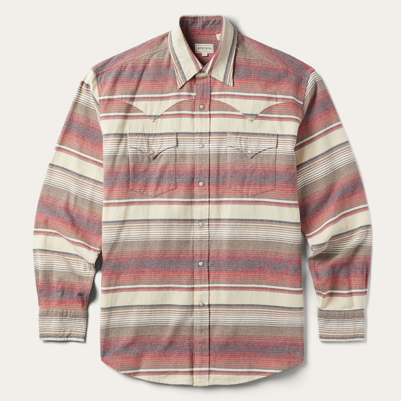 Stetson Brushed Twill Striped Shirt