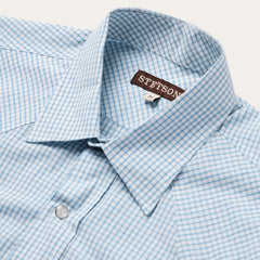 Stetson Two Stripe Check Western Shirt