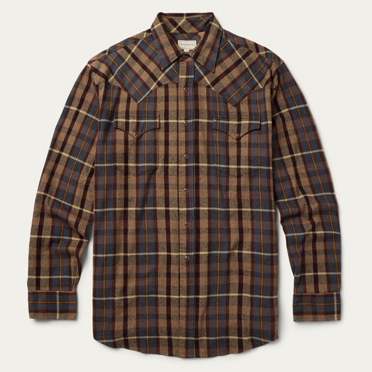 Stetson Brushed Flannel Western Shirt