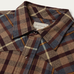 Stetson Brushed Flannel Western Shirt