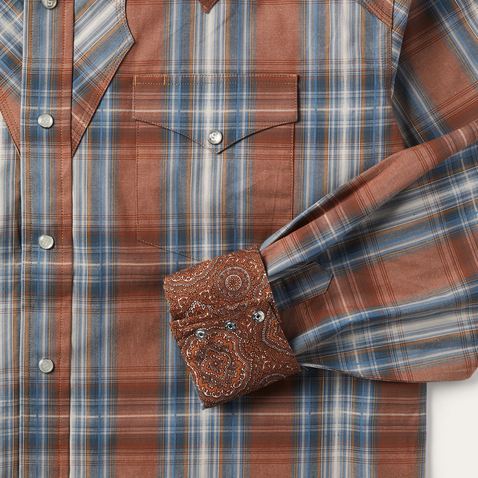 Stetson Rustic Plaid Western Shirt