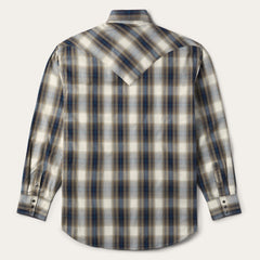 Stetson Ranch Plaid Dobby Western Shirt