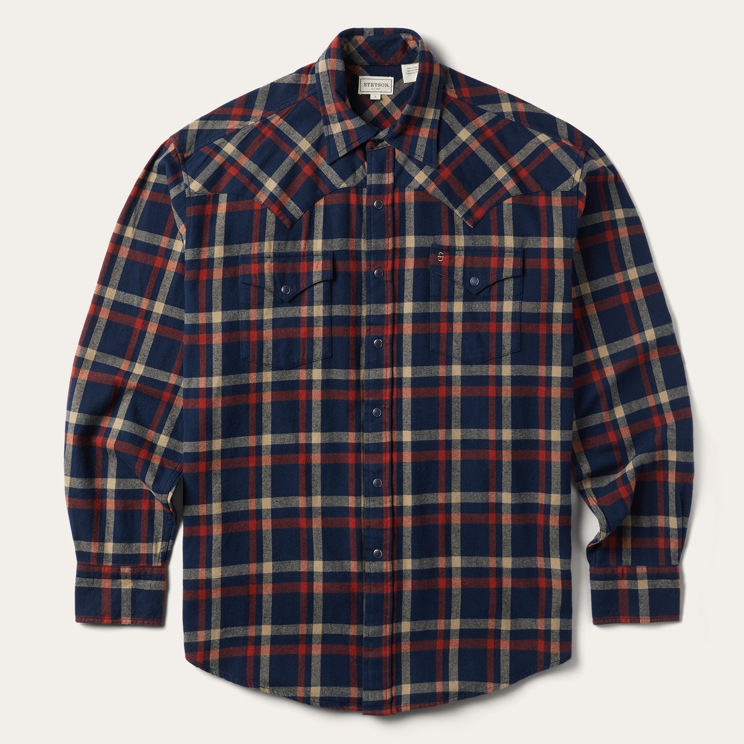 Stetson Brushed Twill Plaid Shirt