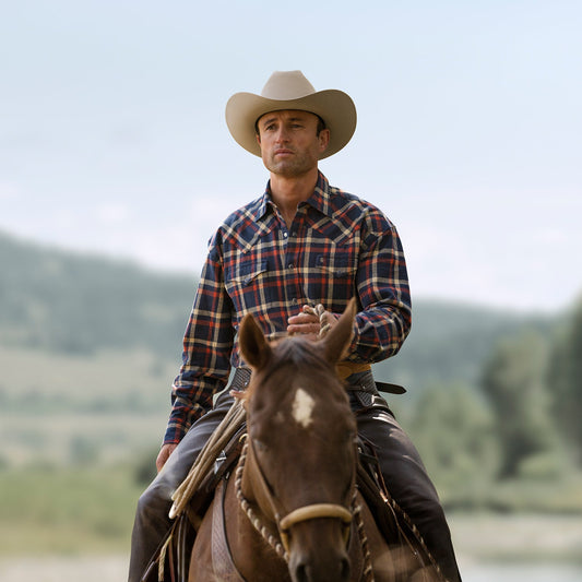 Stetson Brushed Twill Plaid Shirt