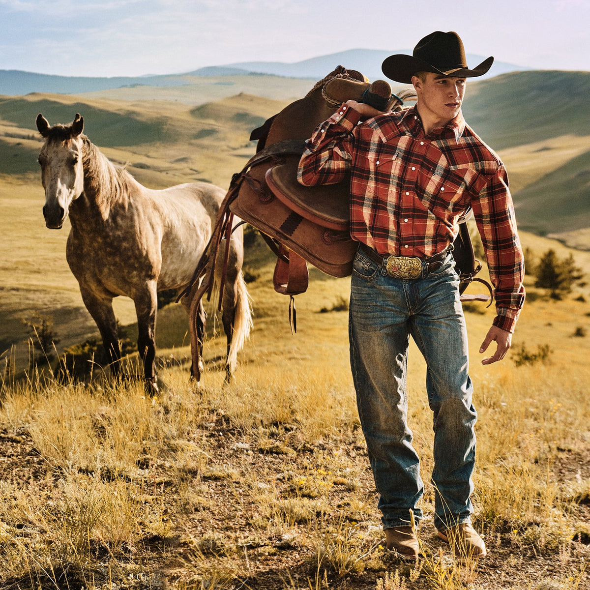 Stetson Brushed Twill Plaid Shirt