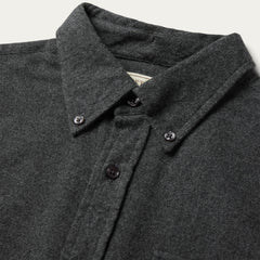 Stetson Heathered Flannel Button-Down Shirt