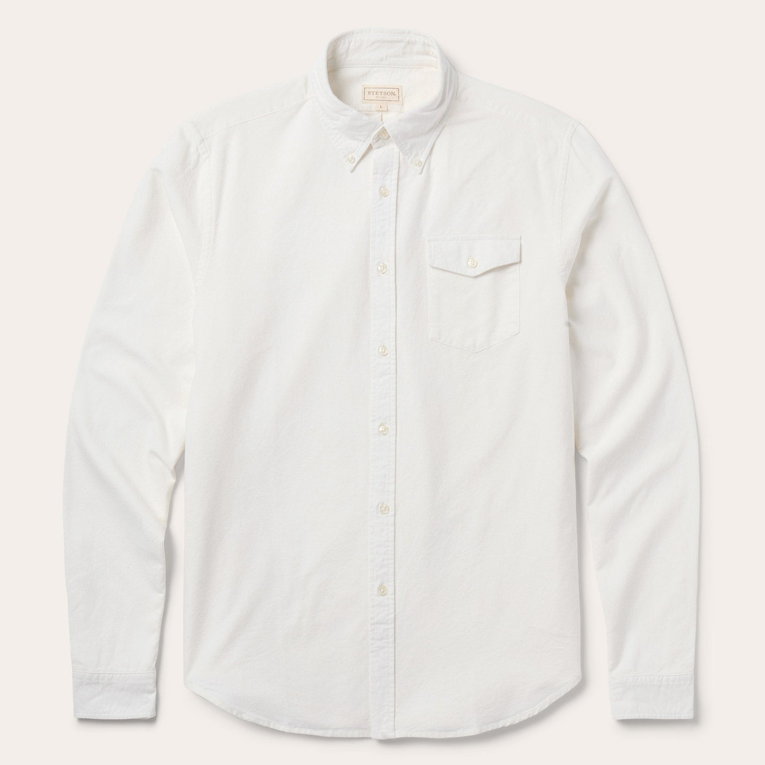 Stetson Peached Oxford Button-Down Shirt