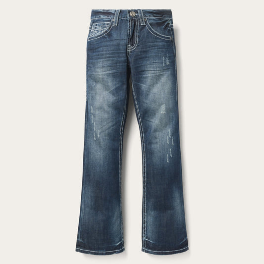 Stetson 1014 Fit Destructed Medium Wash Jeans