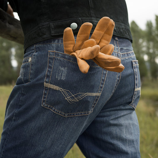 Stetson 1312 Fit Jeans With Back Pocket Detail