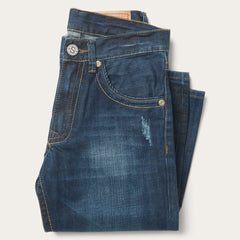 Stetson 1312 Fit Jeans With Back Pocket Detail