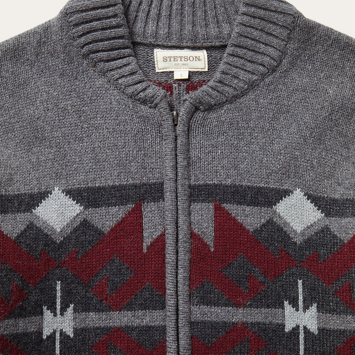 Stetson Grey Aztec Cardigan