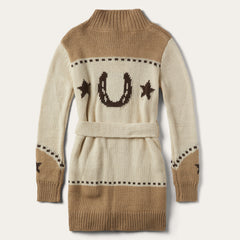 Stetson Horseshoe & Star Belted Cardigan