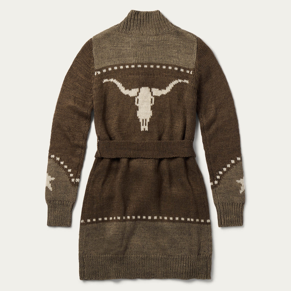 Stetson Steer & Star Belted Cardigan