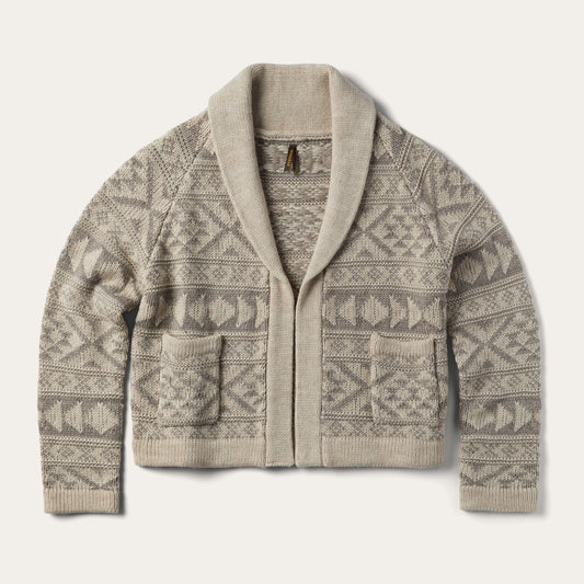 Stetson Cropped Shawl Collar Cardigan