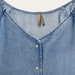 Stetson Denim Snap Front Blouse