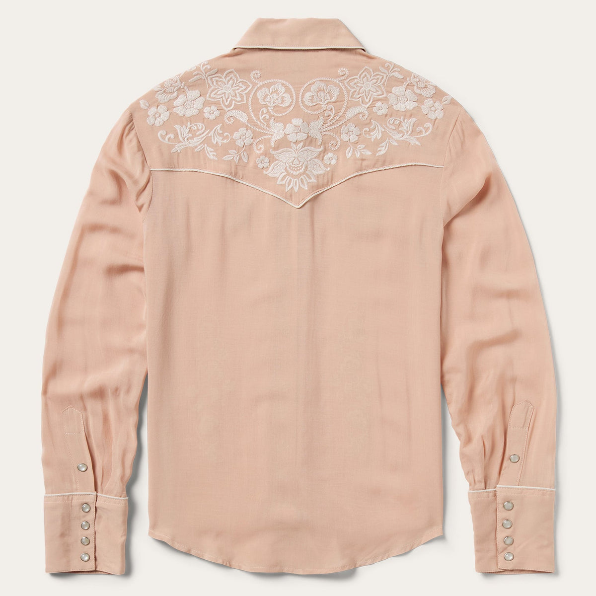 Stetson Blush Embroidered Western Shirt