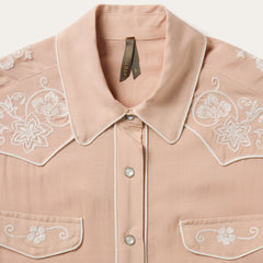 Stetson Blush Embroidered Western Shirt - Stetson