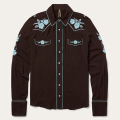 Stetson Embroidered Retro Western Shirt