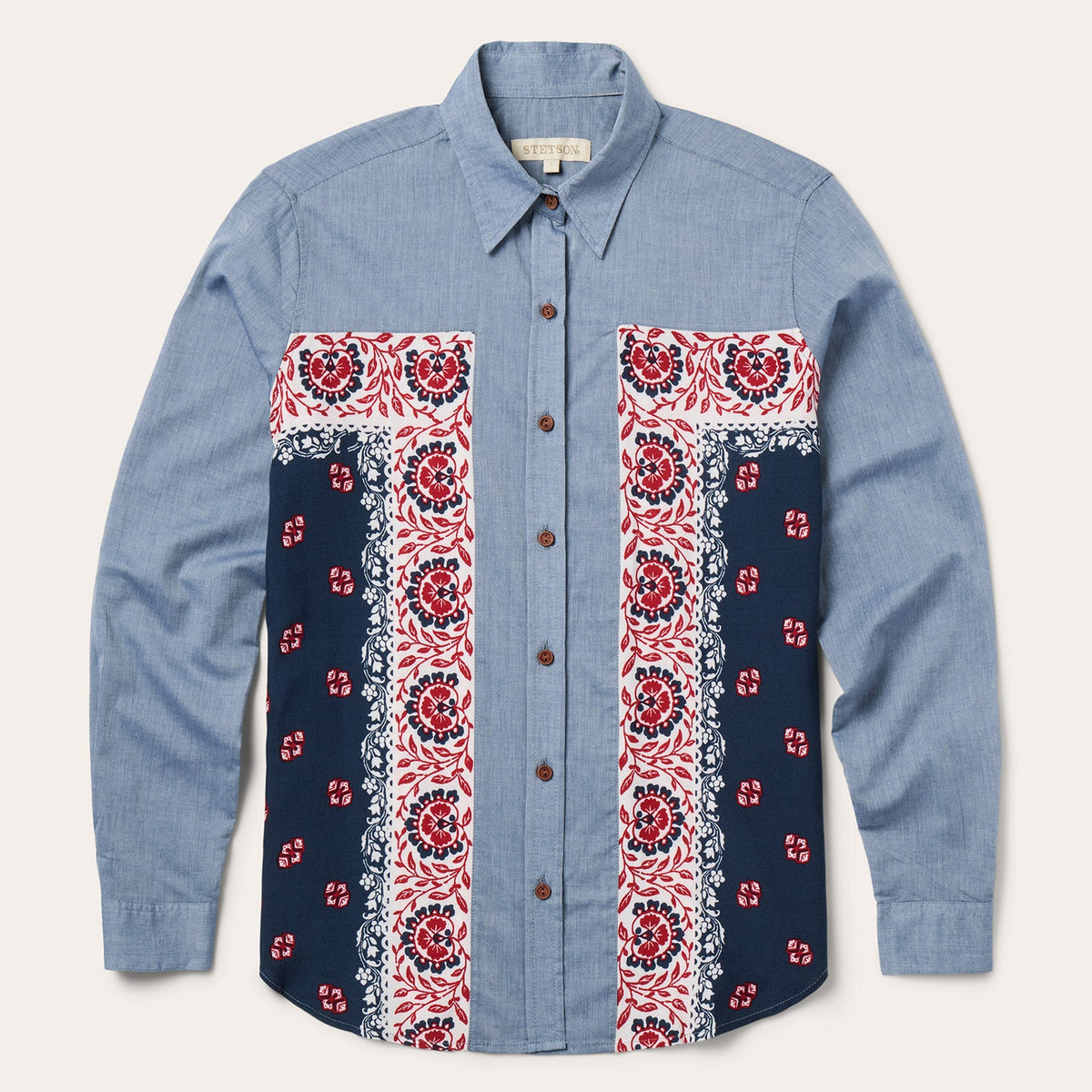 Stetson Chambray Bandana Shirt