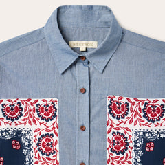 Stetson Chambray Bandana Shirt