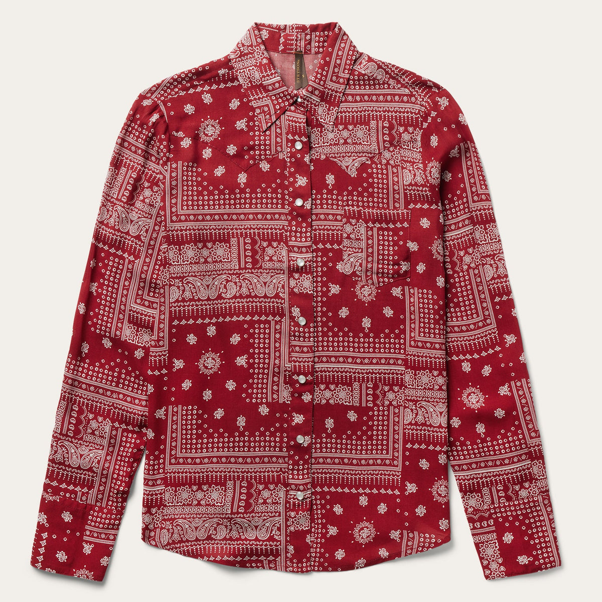 Stetson Red Bandana Patchwork Shirt