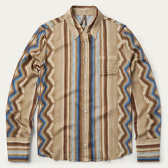 Stetson Sand Serape Print Shirt