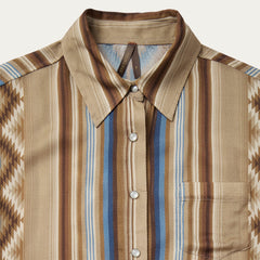 Stetson Sand Serape Print Shirt