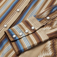 Stetson Sand Serape Print Shirt